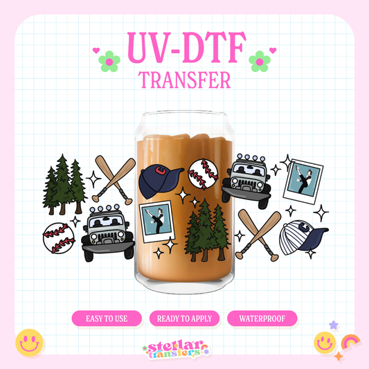 TWLIGHT BASEBALL - 16 OZ UV DTF