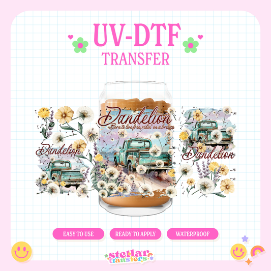 DANDELION - 16 OZ UV DTF