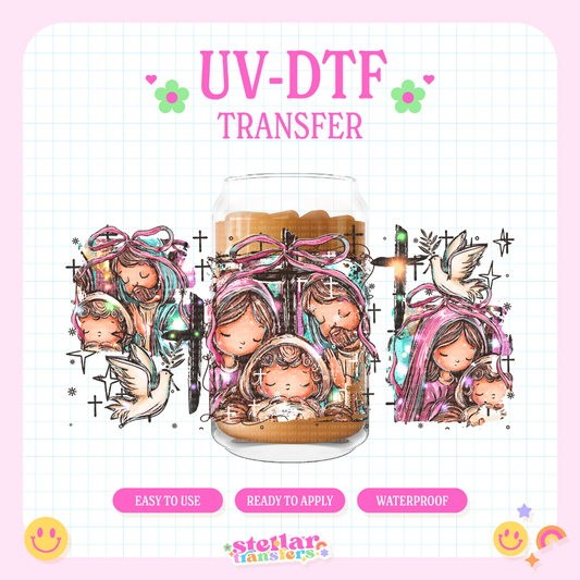 BABY JESUS - 16 OZ UV DTF