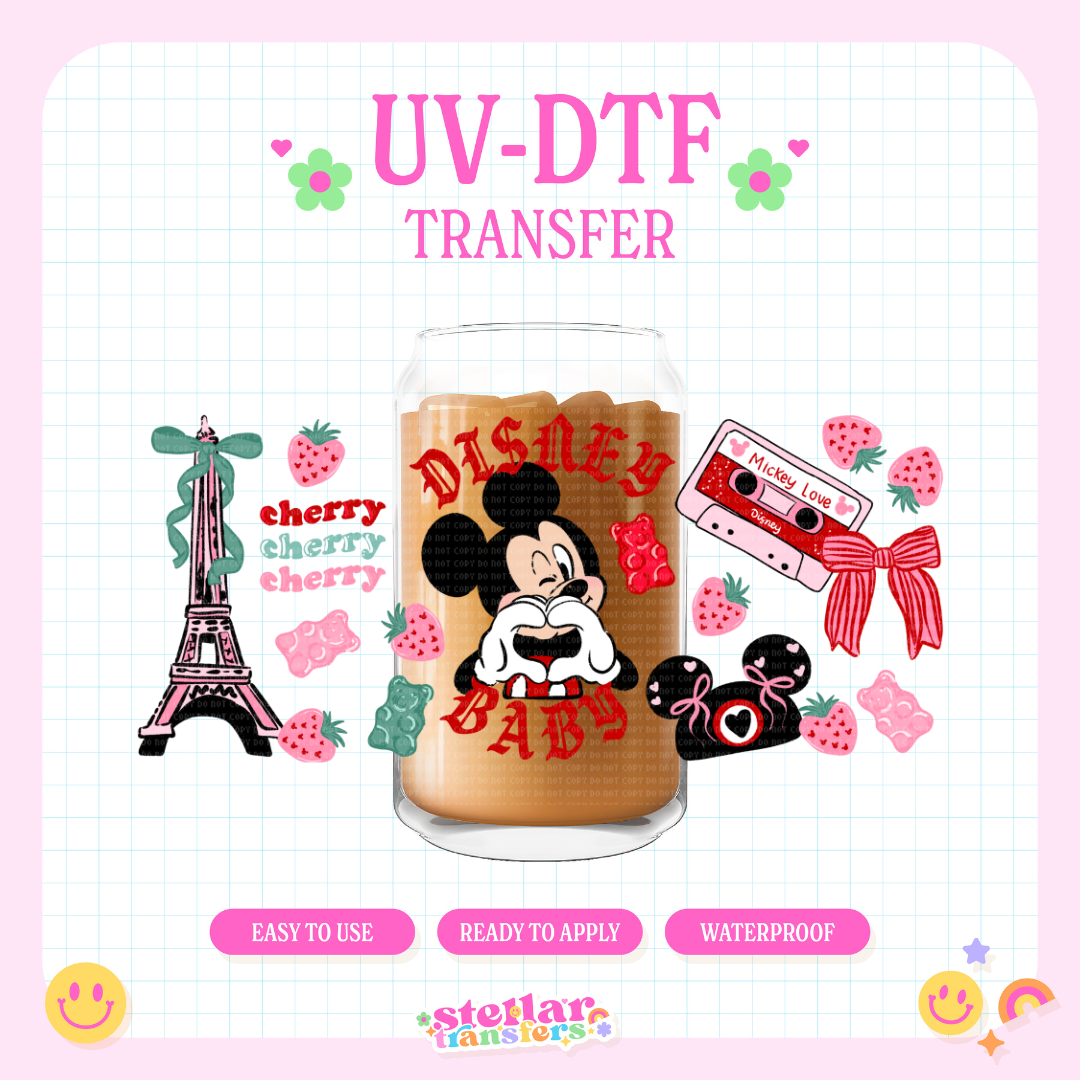 MAGICAL PARK BABY - 16 OZ UV DTF