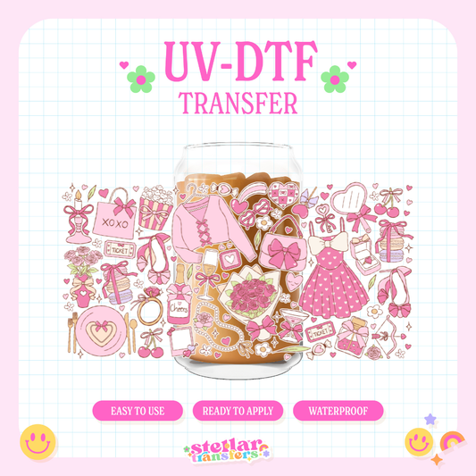 VALENTINE DATE NIGHT - 16 OZ UV DTF