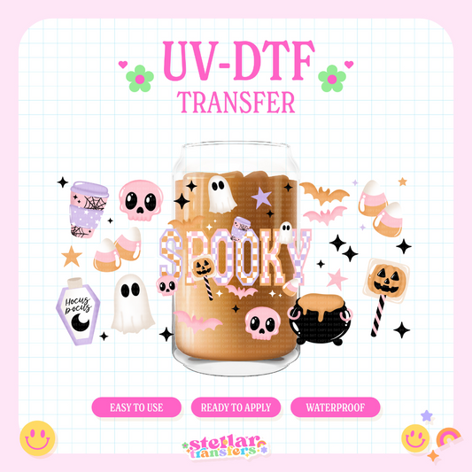 SPOOKY - 16 OZ UV DTF