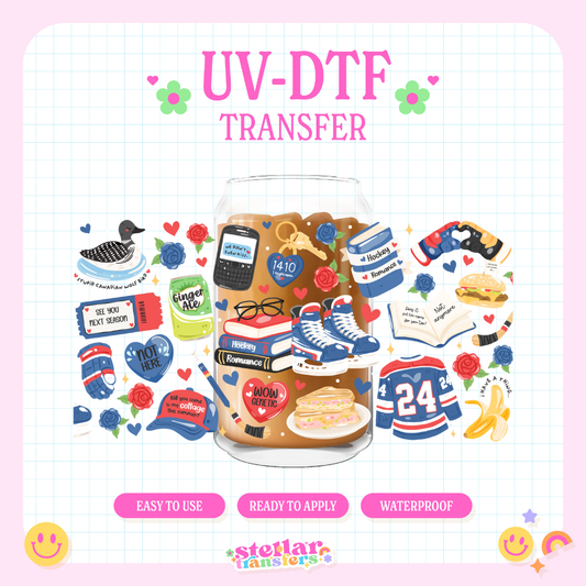 HOCKEY ROMANCE - 16 OZ UV DTF