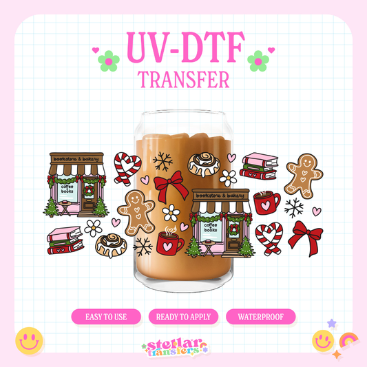 CHRISTMAS BOOKSTORE - 16 OZ UV DTF