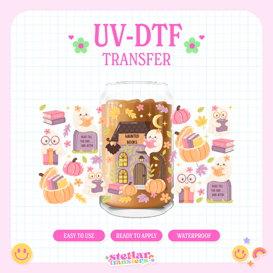 HAUNTED BOOKS - 16 OZ UV DTF