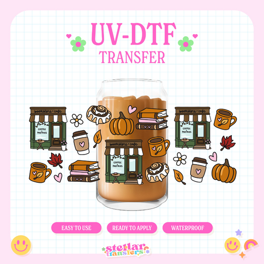 BOOKSTORE CAFE - 16 OZ UV DTF