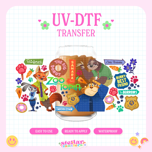 ZOTOPIA - 16 OZ UV DTF