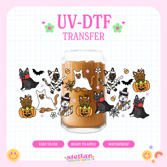 SPOOKY KITTENS - 16 OZ UV DTF