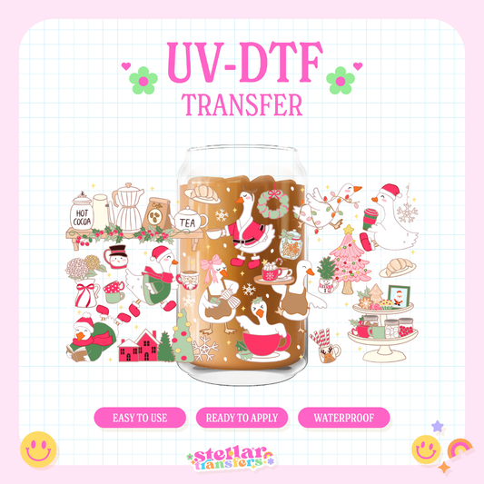 MERRY GOOSEMAS - 16 OZ UV DTF