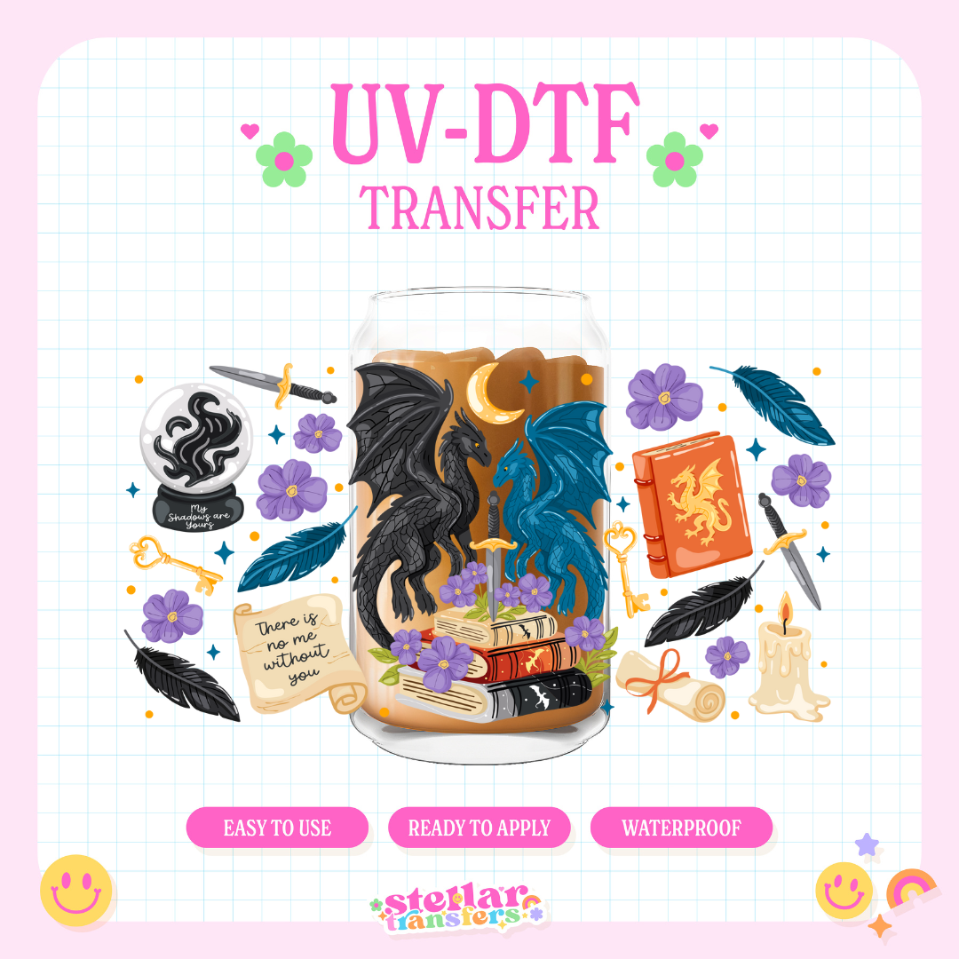 HEART OF DRAGONS - 16 OZ UV DTF