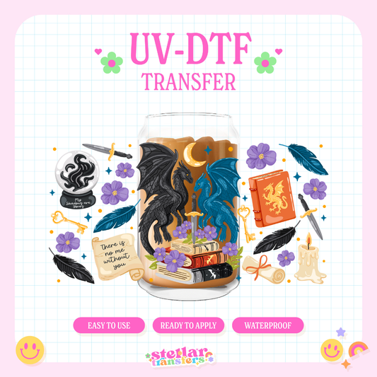 HEART OF DRAGONS - 16 OZ UV DTF