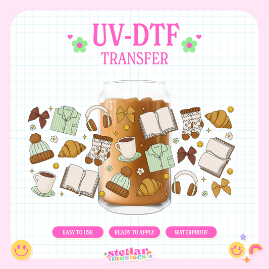 COZY DAYS - 16 OZ UV DTF