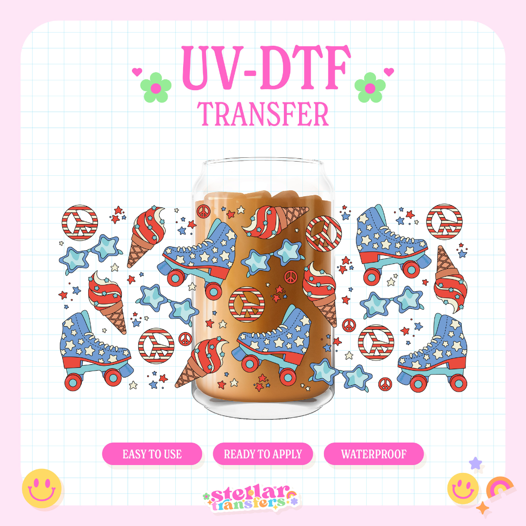 GROOVY JULY - 16 OZ UV DTF