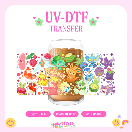 POKE MAN - 16 OZ UV DTF