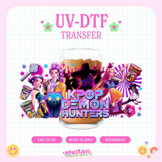 K POP HUNTER - 16 OZ UV DTF