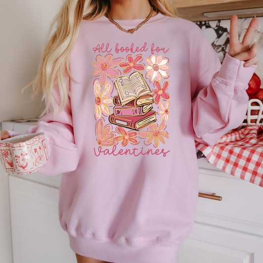 ALL BOOKED FOR VALENTINES - CLEAR FILM SCREEN PRINT