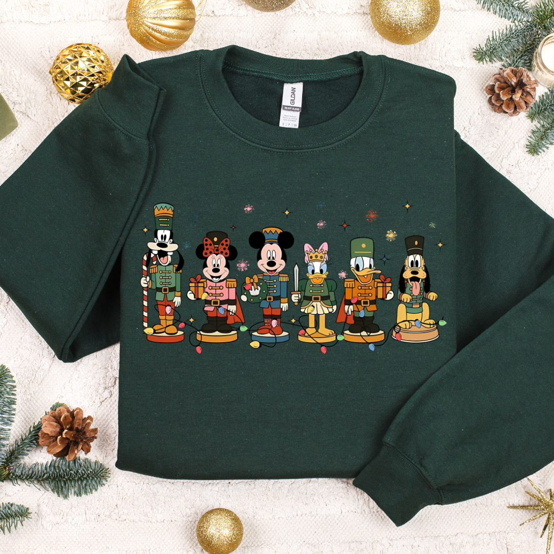 CHRISTMAS NUTCRACKER FRIENDS - CLEAR FILM SCREEN PRINT