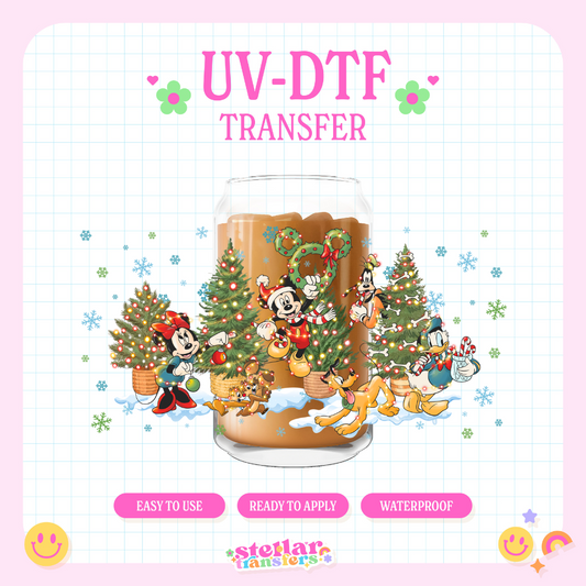 MAGICAL FRIEND CHRISTMAS TREES - 16 OZ UV DTF