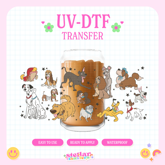 DISNY DOGS - 16 OZ UV DTF