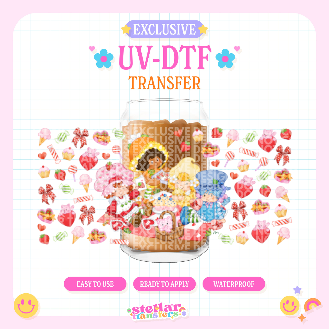 SHORTCAKE GALENTINE EXCLUSIVE - 16 OZ UV DTF
