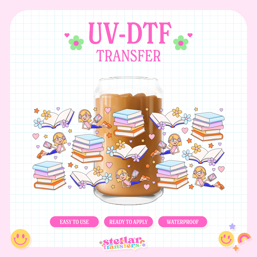 LIZ BOOKS - 16 OZ UV DTF