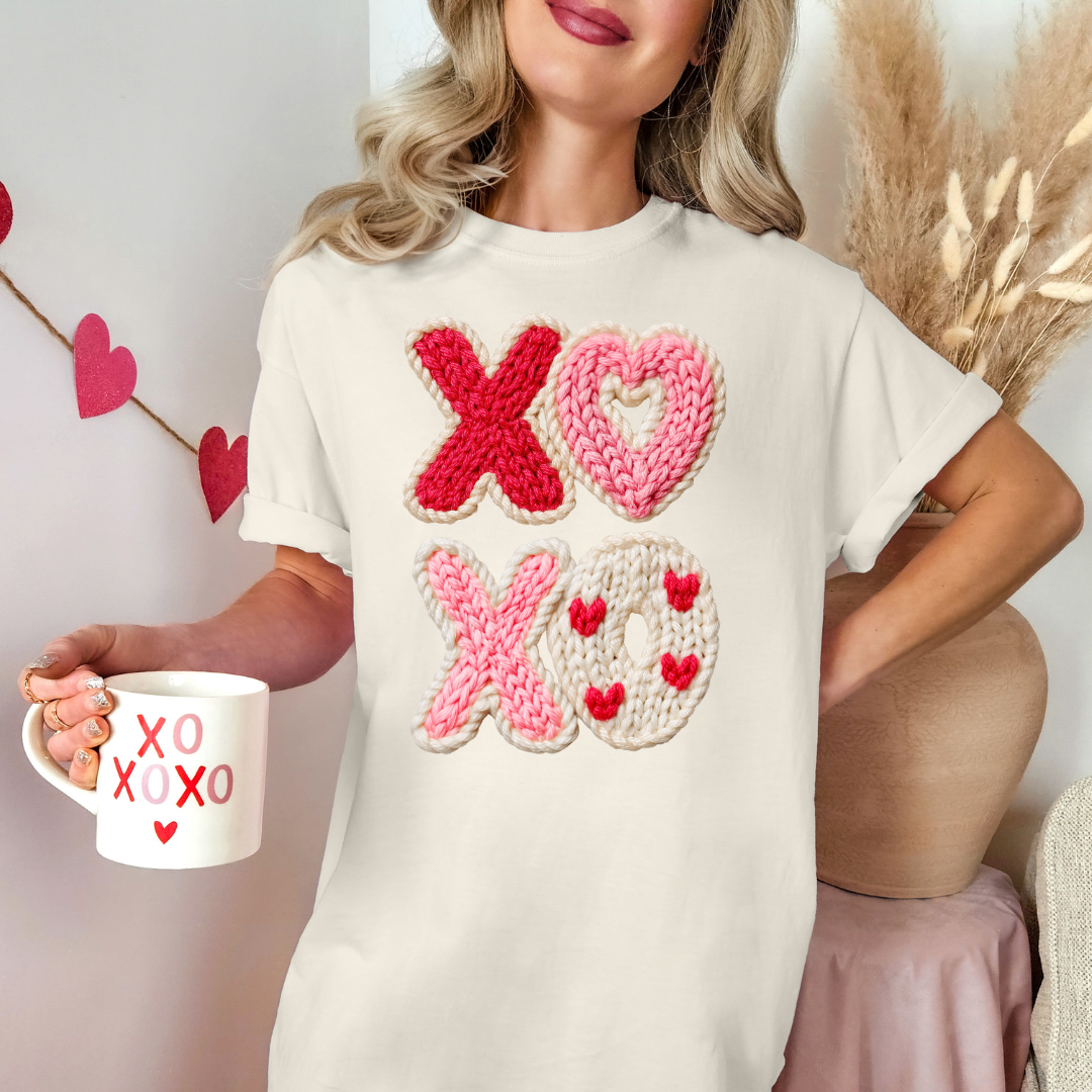 XOXO - CLEAR FILM SCREEN PRINT