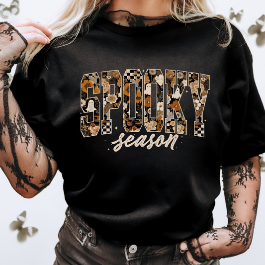SPOOKY SEASON - CLEAR FILM SCREEN PRINT