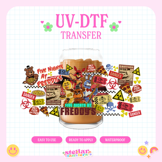 FREDY 5 NIGHTS - 16 OZ UV DTF