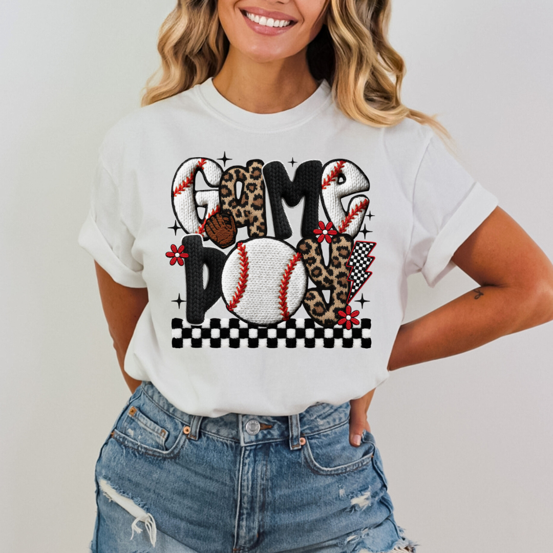 GAME DAY - CLEAR FILM SCREEN PRINT