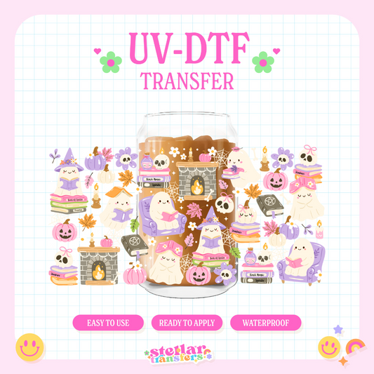 GHOST BOOKS - 16 OZ UV DTF
