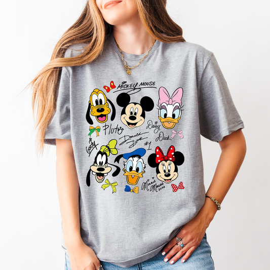 MAGICAL PARK FRIENDS - CLEAR FILM SCREEN PRINT