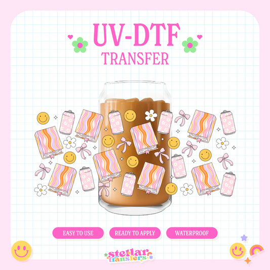 SMILEY BOOKISH - 16 OZ UV DTF