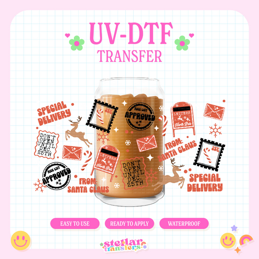 LETTER TO SANTA - 16 OZ UV DTF