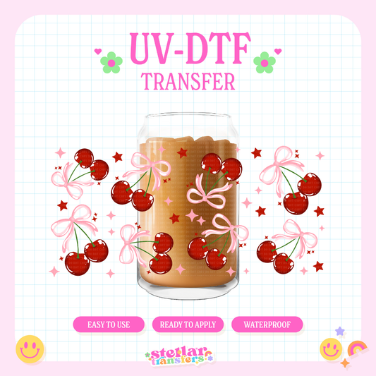 CHERRY COQUETTE - 16 OZ UV DTF