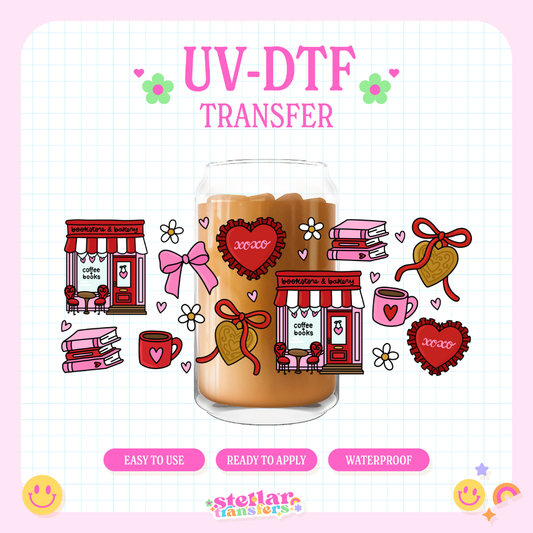 VALENTINE BOOKSTORE - 16 OZ UV DTF