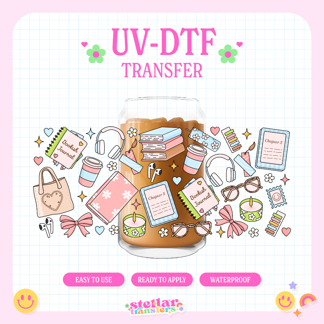 BOOKISH ESSENTIALS - 16 OZ UV DTF