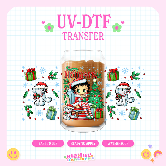 BETY CHRISTMAS - 16 OZ UV DTF