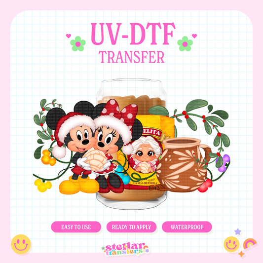 MOUSE CAFECITO - 16 OZ UV DTF