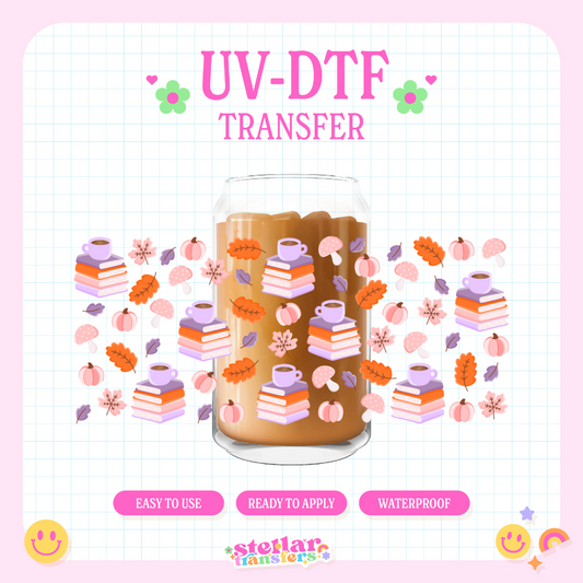 BOOKISH AND COZY - 16 OZ UV DTF