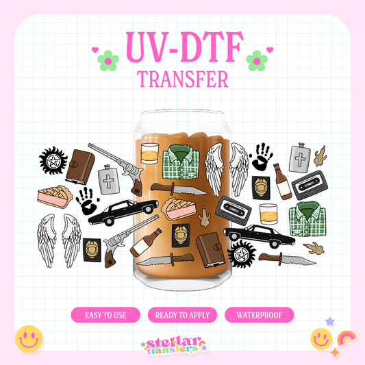 SUPER NATURAL - 16 OZ UV DTF