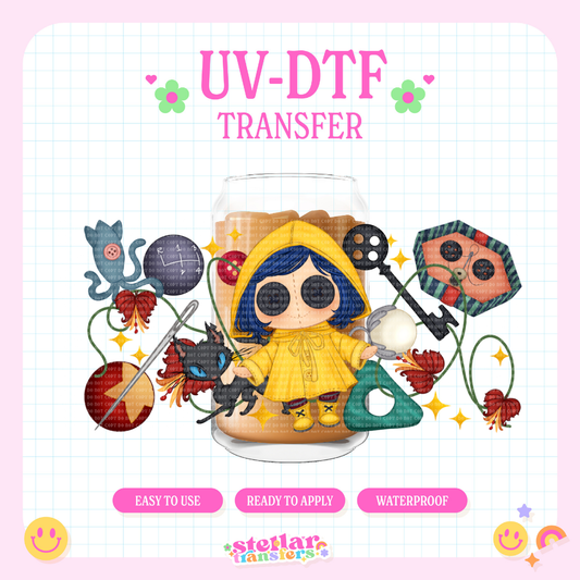 BUTTON DOLL - 16 OZ UV DTF