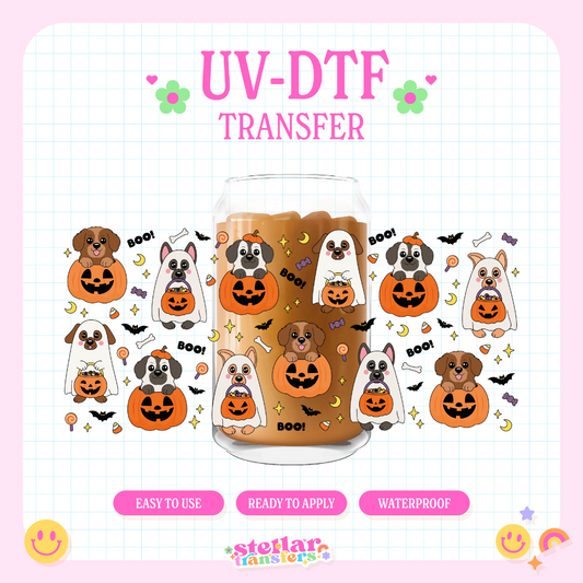PUMPKIN PUPS - 16 OZ UV DTF