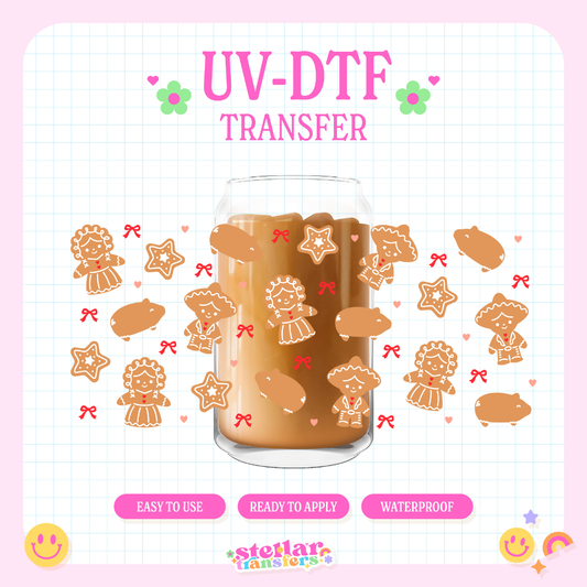 GINGERBREAD AND LELE - 16 OZ UV DTF