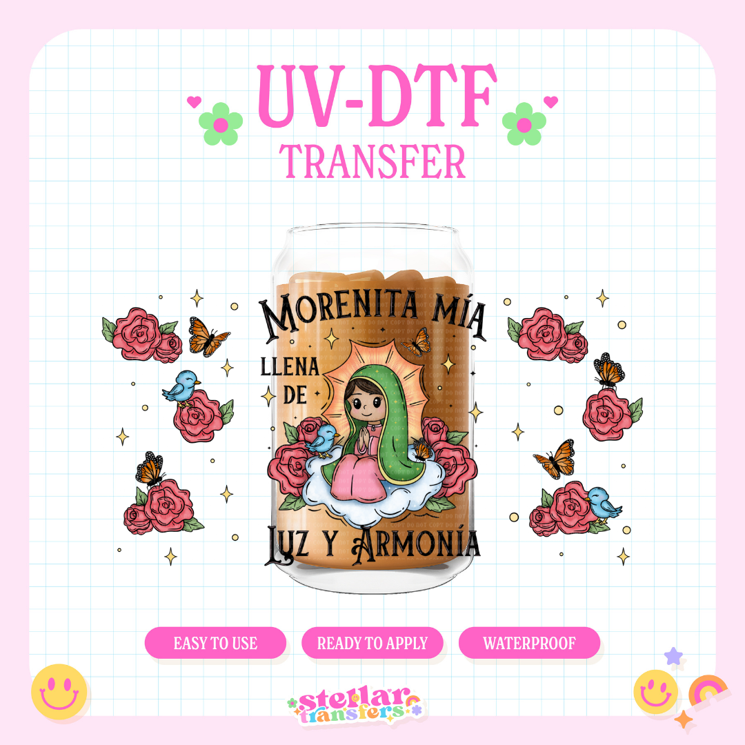 MORENITA MIA - 16 OZ UV DTF