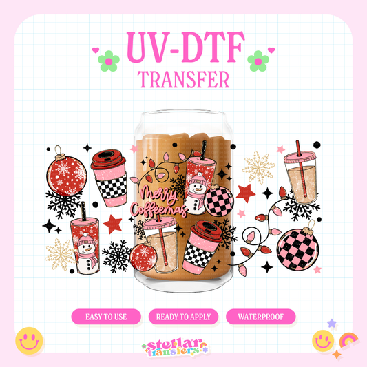 MERRY COFFEEMAS - 16 OZ UV DTF