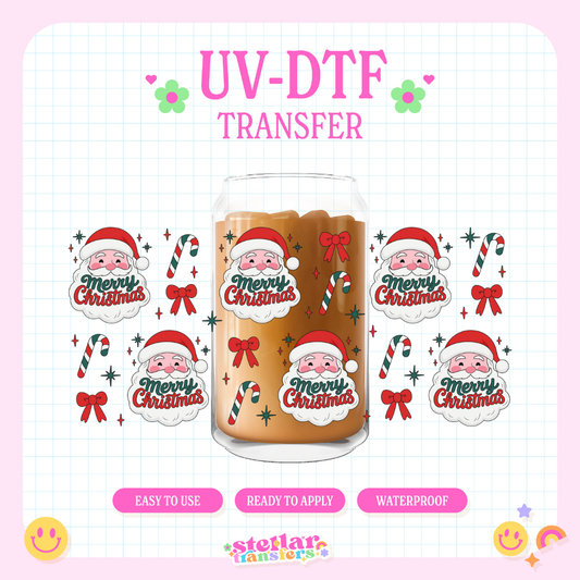 SANTA - 16 OZ UV DTF