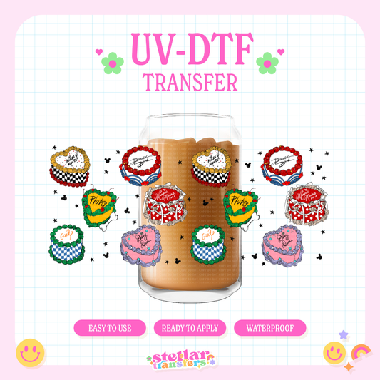 MAGICAL PARK CAKES - 16 OZ UV DTF