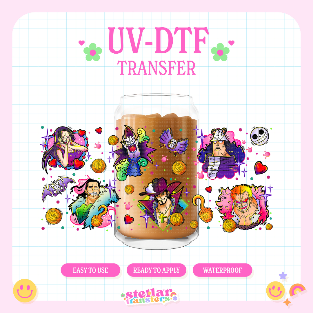 PIECE ANIME - 16 OZ UV DTF