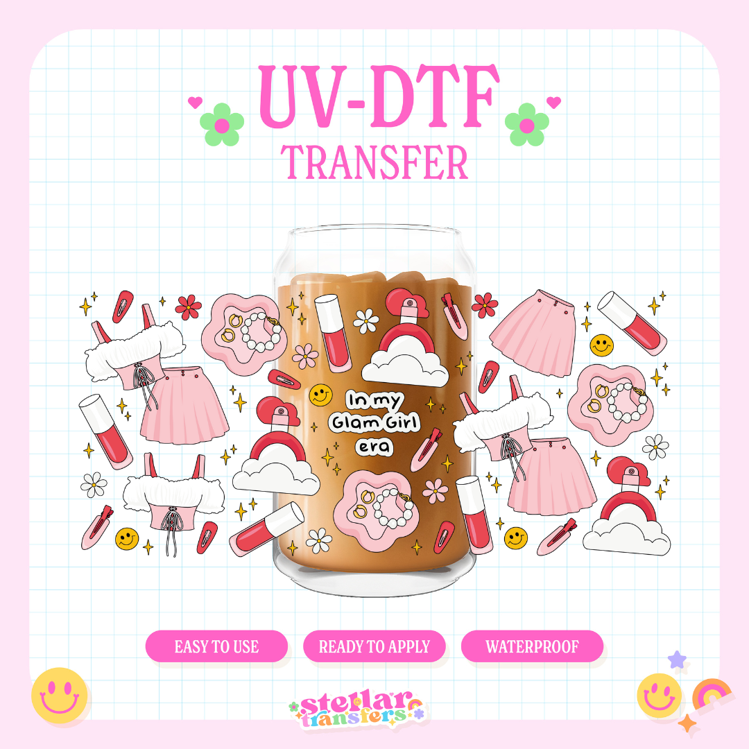 IN MY GLAM GIRL ERA - 16 OZ UV DTF