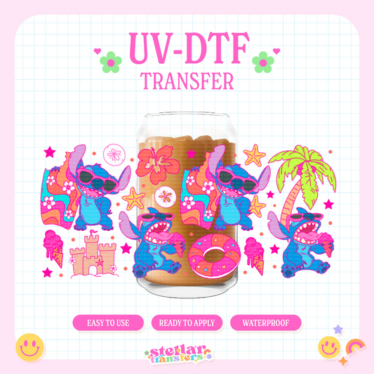 ALIEN BEACH FUN - 16 OZ UV DTF
